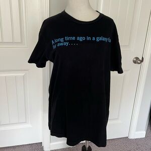 Star Wars black tee shirt. Size M.